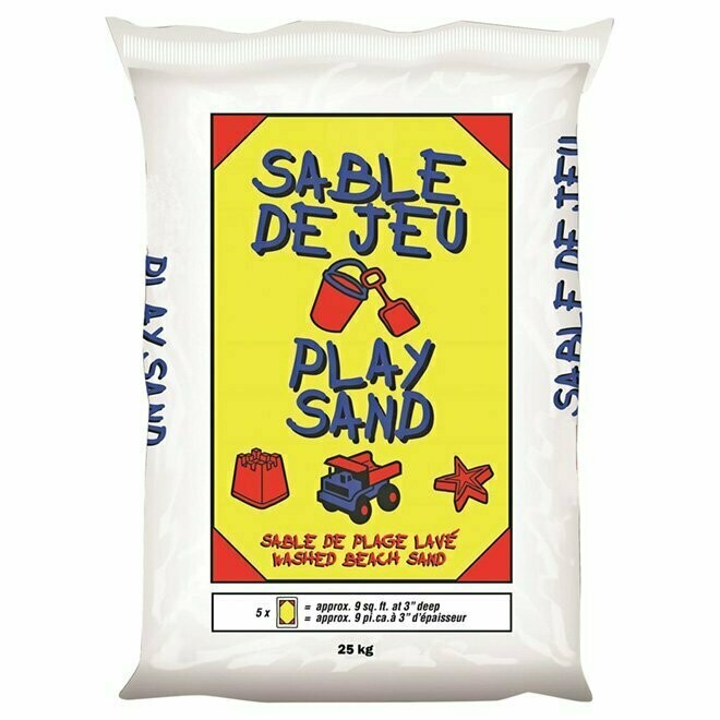 Sakrete Play Sand Fine Washed 25kg/55lb