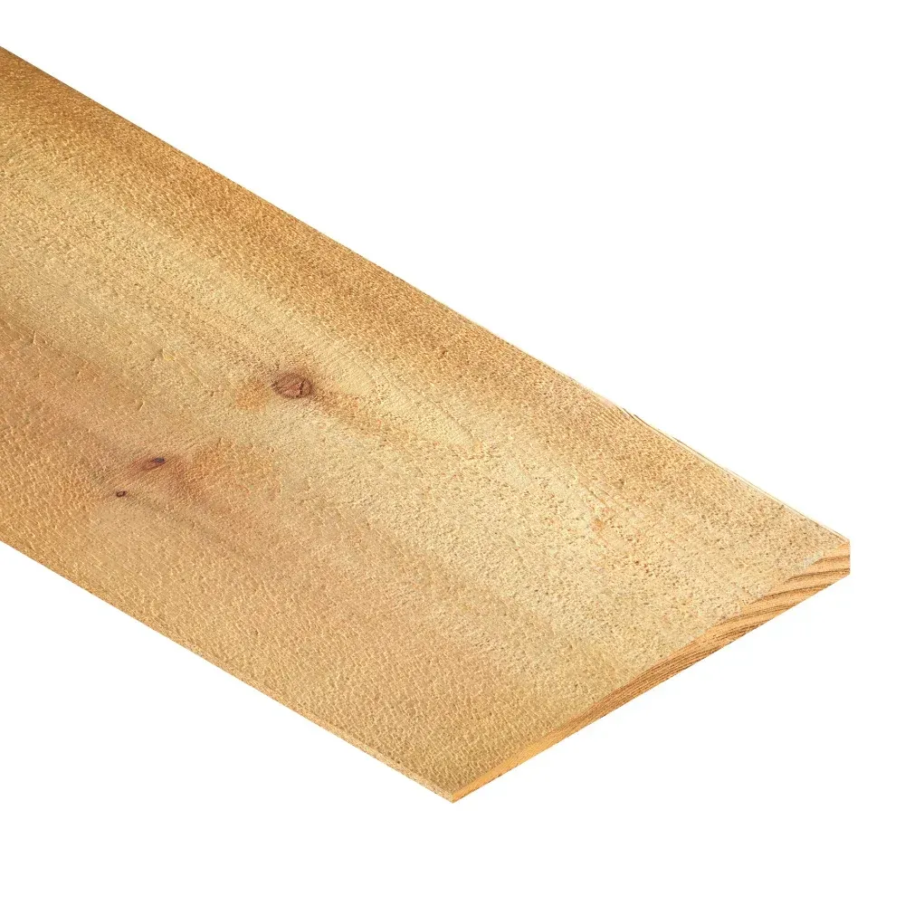 1 1" x 12" Select Tight-Knot Single Bevel Cedar
