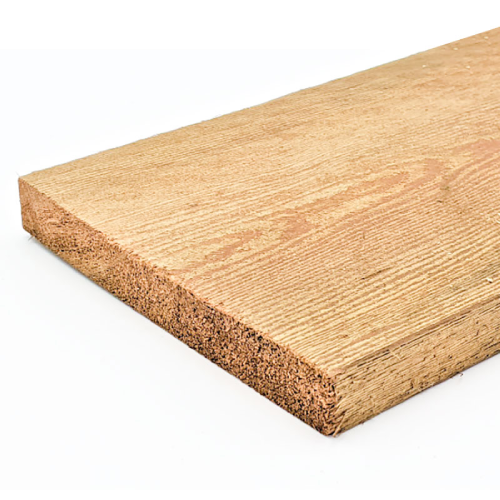 1"x 6" Rough Cut S1S2E Board - 8'