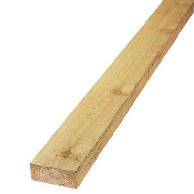 2 2" x 4" Rough Cut Cedar Board - 8'
