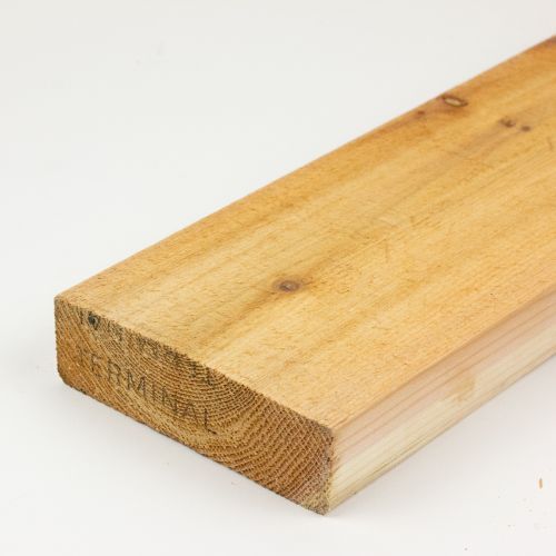 2" x 6" Select Tight-Knot Cedar Board S4S - 12'