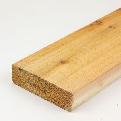 2 2" x 6" Select Tight-Knot Cedar Board S4S - 12'