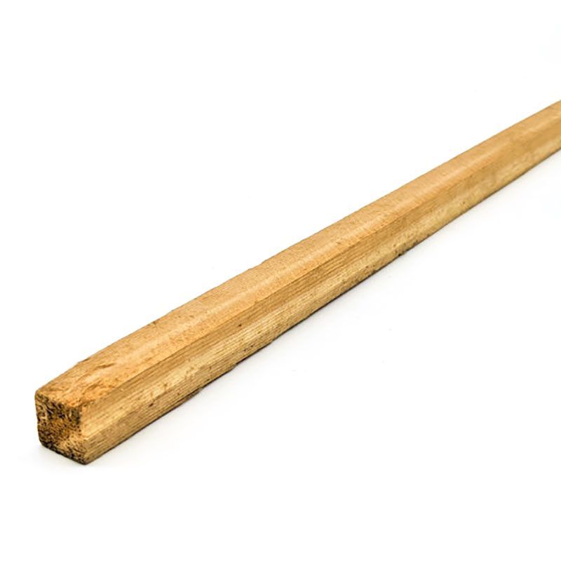 3/4" x 3/4" Clear Green Cedar Nailing Strip - 8'