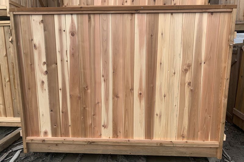 4' x 8' Solid Select Tight-Knot Cedar Fence Panel