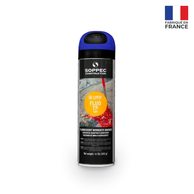 Soppec Fluo TP Blue Premium Fluorescent Inverted Marking Paint Soppec Fluo TP Blue Premium Fluorescent Inverted Marking Paint