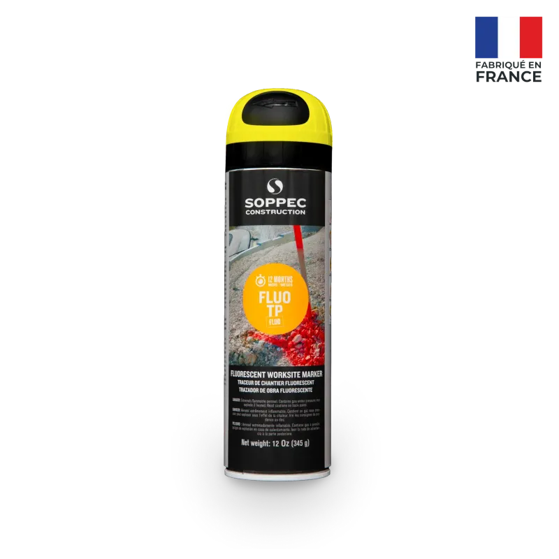 Soppec Fluo TP Yellow Premium Fluorescent Inverted Marking Paint