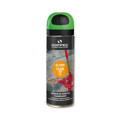Soppec Fluo TP Green Premium Fluorescent Inverted Marking Paint Soppec Fluo TP Green Premium Fluorescent Inverted Marking Paint