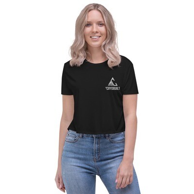 Embroidered Crop Tee
