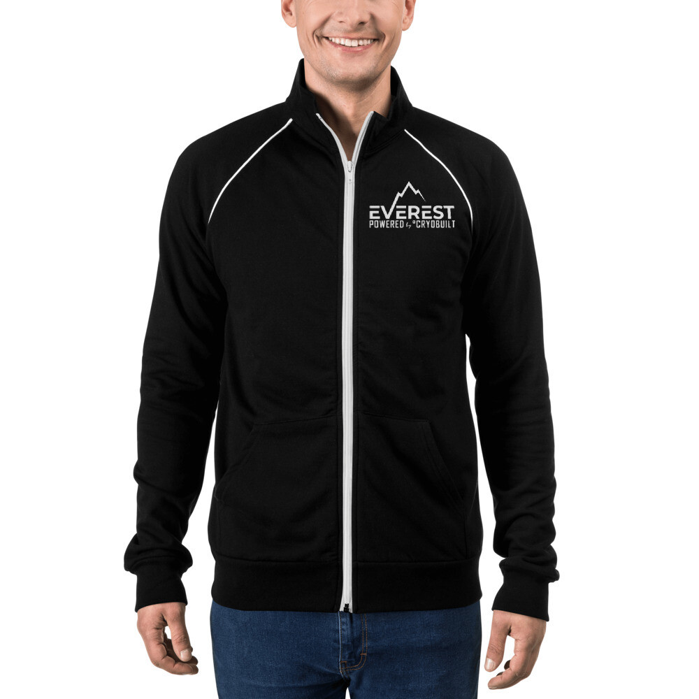 Piped Fleece Jacket, Size: S