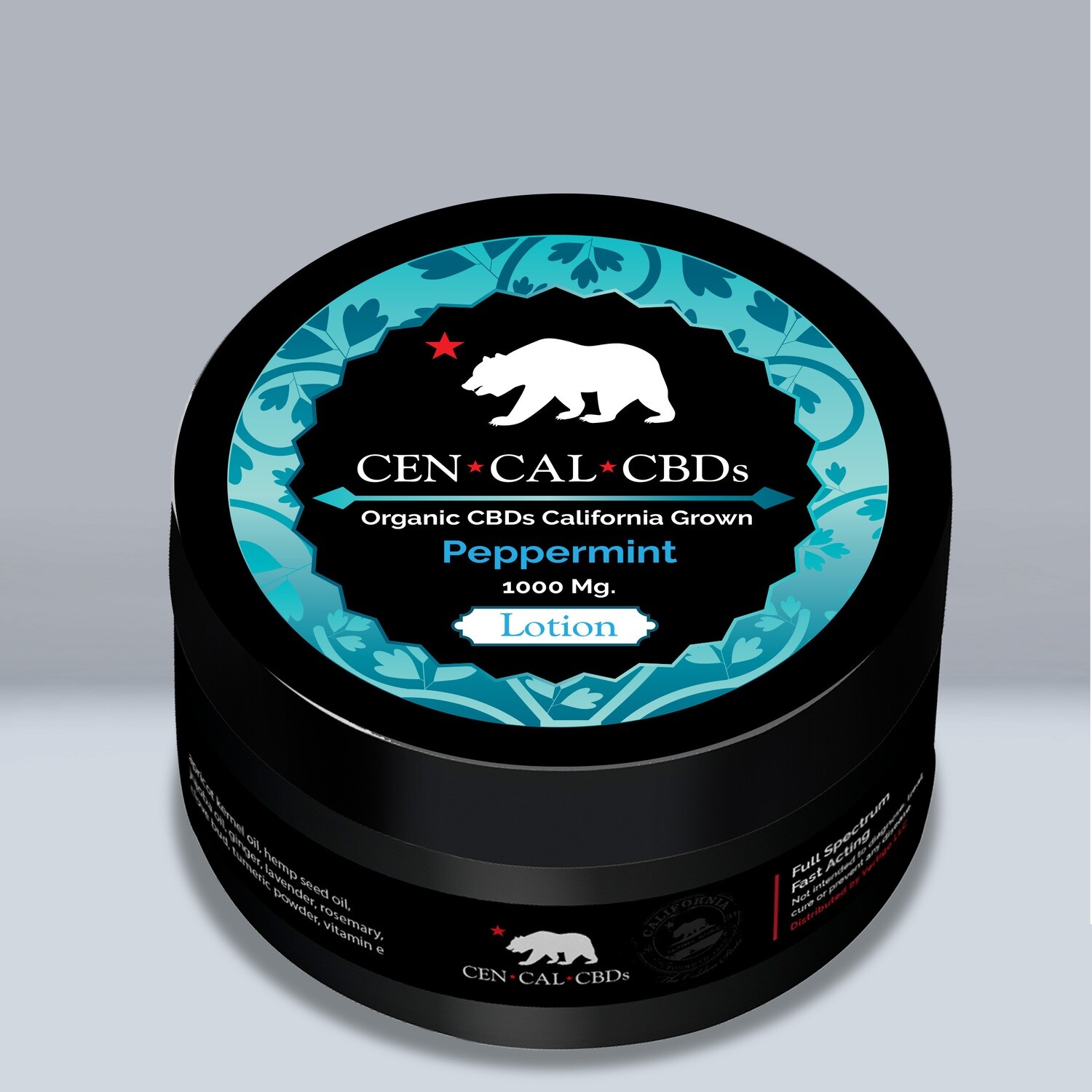 4 oz Peppermint Lotion_1000 mg