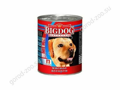 Зоогурман BIG DOG для собак Мясное ассорти 850гр