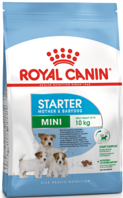 Royal Canin Mini Starter для щенков до 2-х месяцев, беременных и кормящих сук