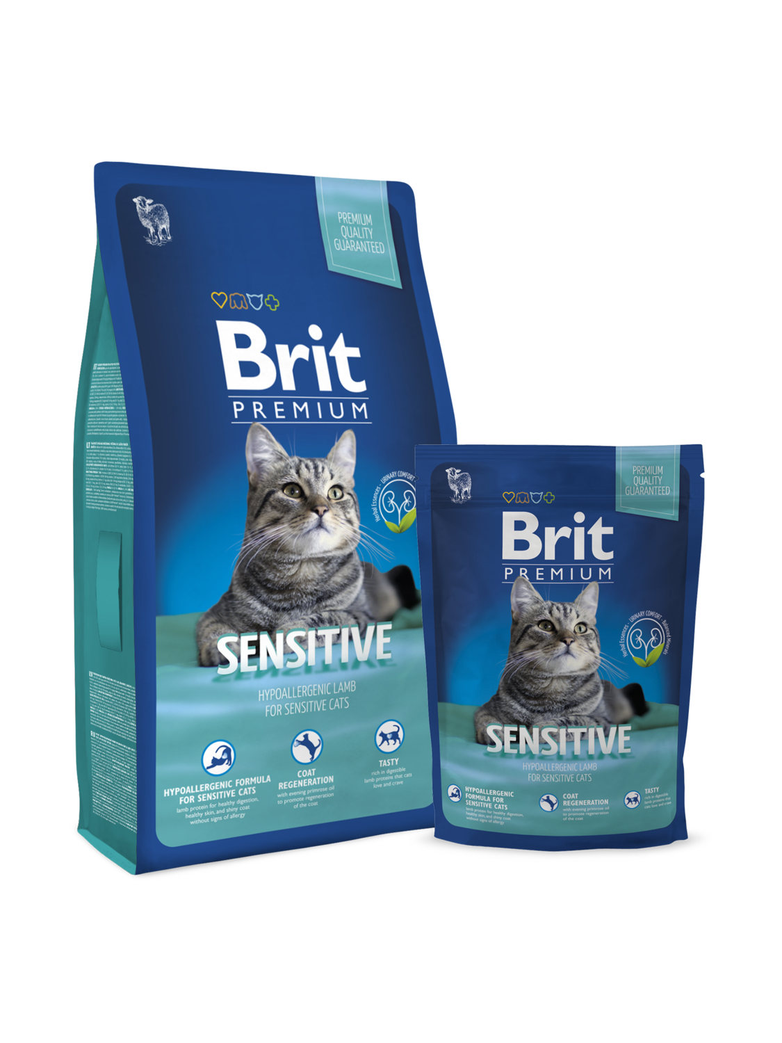 Брит премиум BRIT Premium Cat Sensitive д/кош.гипоал. Ягненок 300гр