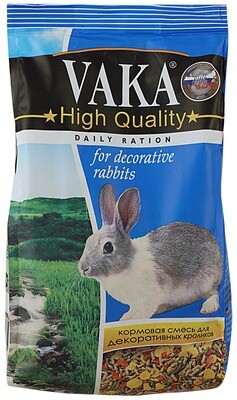 Вака ВАКА High Quality 500 г д/декор. кроликов(пакет)