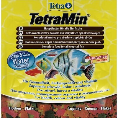 Корм для рыб TETRA Min 12гр хлопья основной д/всех видов тропических рыб