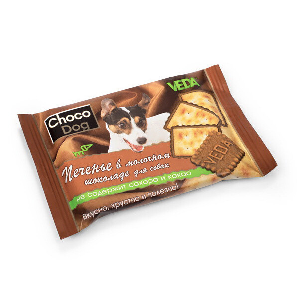 ШОКО-ДОГ печенье в молочном шоколаде 30гр (Веда)
