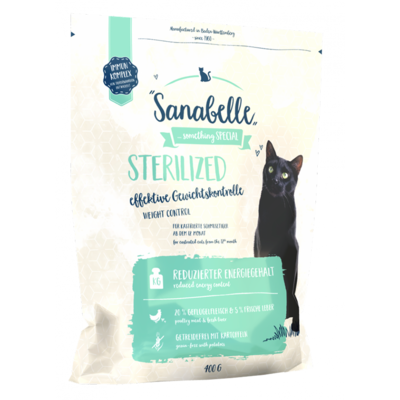 Санабель SANABELLE Sterilized для кастрированных и стерилизованных кошек, птица