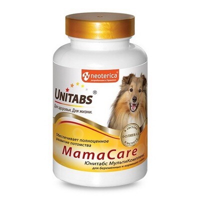 Витамины Unitabs MamaCare c B9 для беременных собак