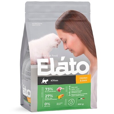 Элато Elato Holistic корм для котят курица/утка, 300г