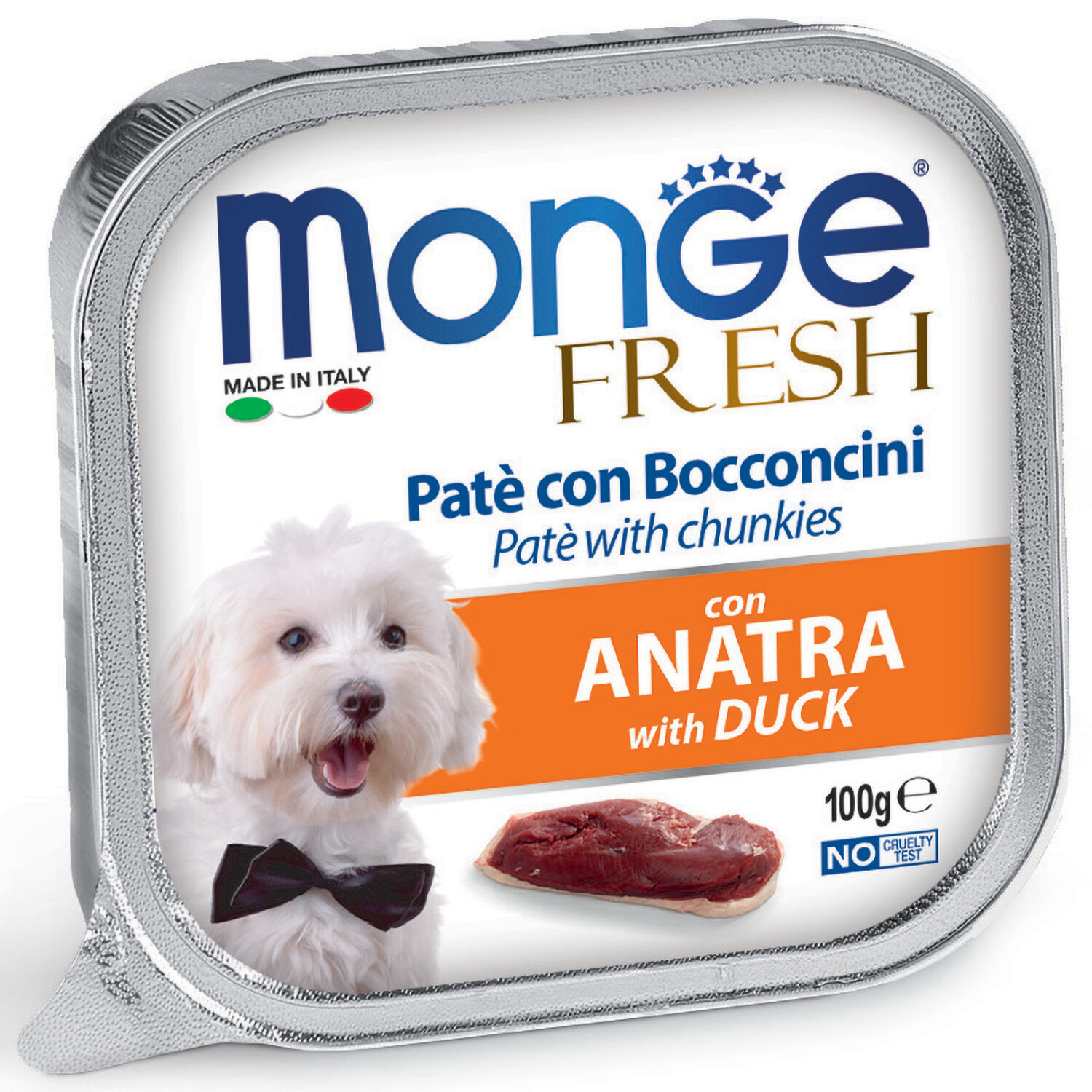 Монж Monge Dog Fresh консервы для собак утка 100г
