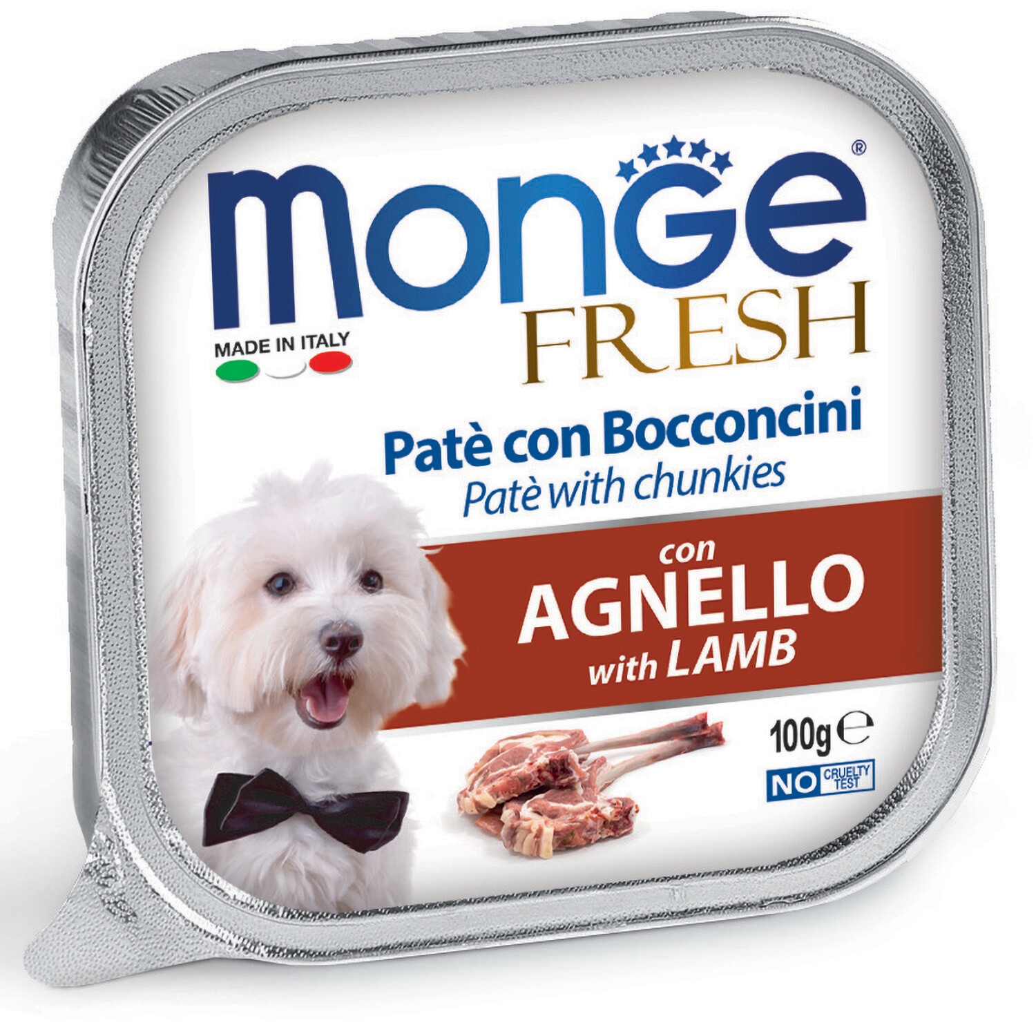 Монж Monge Dog Fresh консервы для собак ягненок 100г