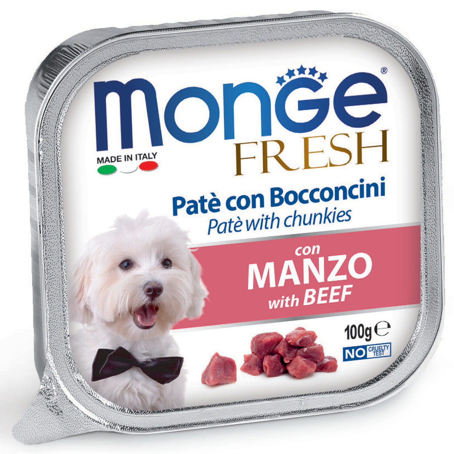 Монж Monge Dog Fresh консервы для собак говядина 100г