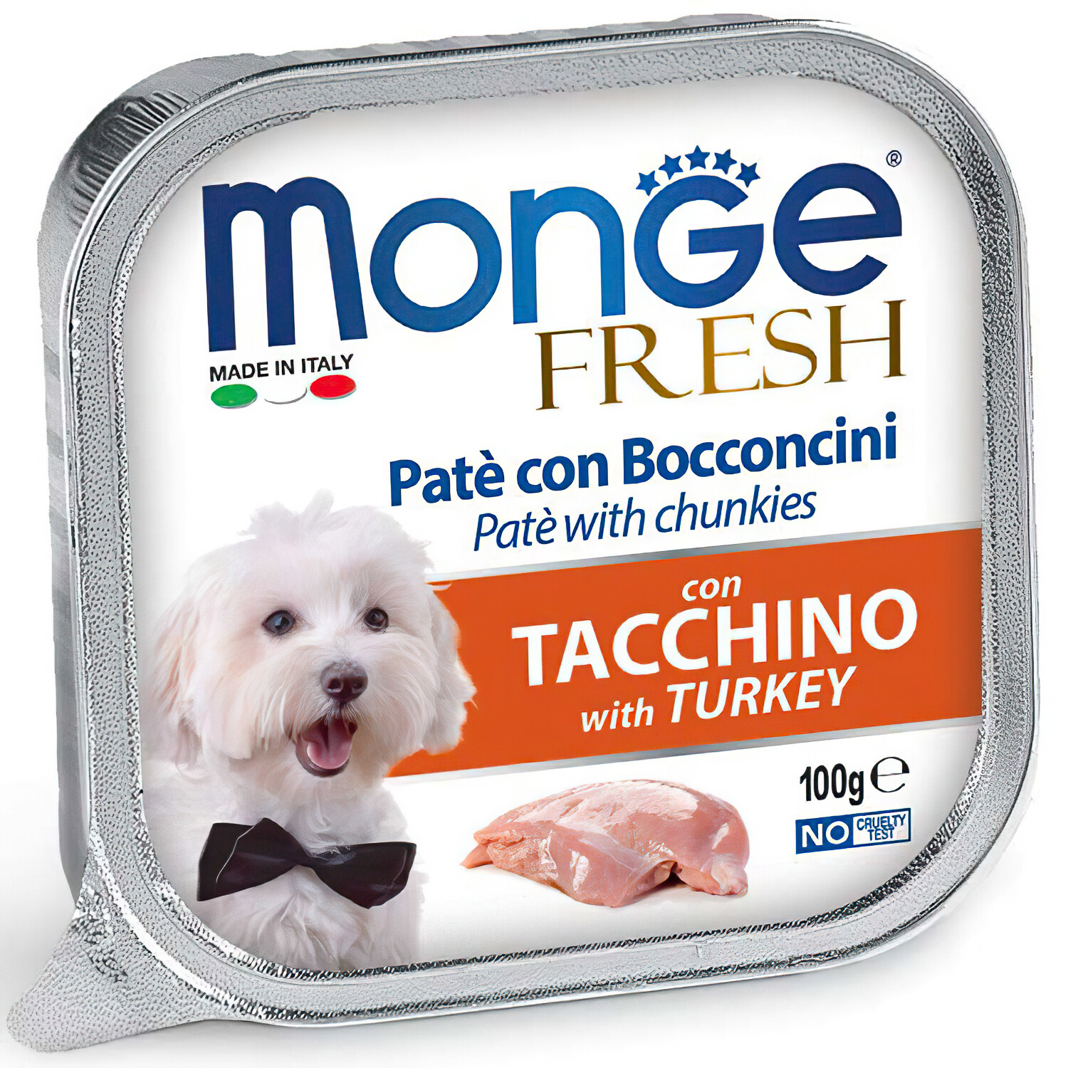 Монж Monge Dog Fresh консервы для собак индейка 100г