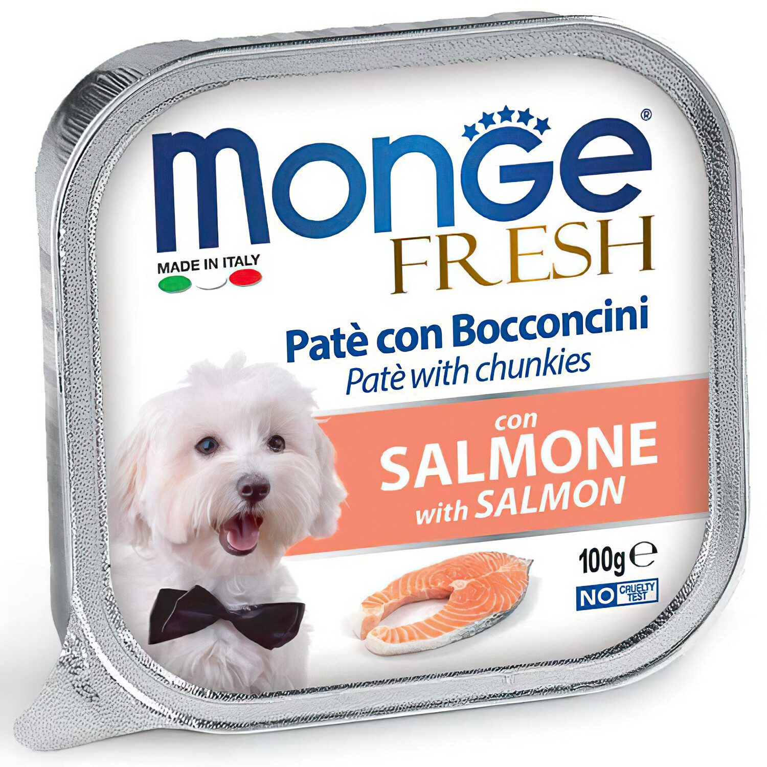 Монж Monge Dog Fresh консервы для собак лосось 100г