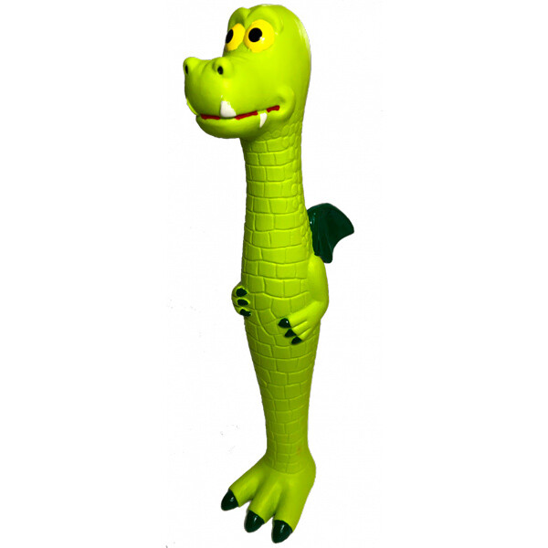 Игрушка д/собак &quot;Крокодил длинный&quot; с пищалкой, латекс, 25,0 см.(N1)