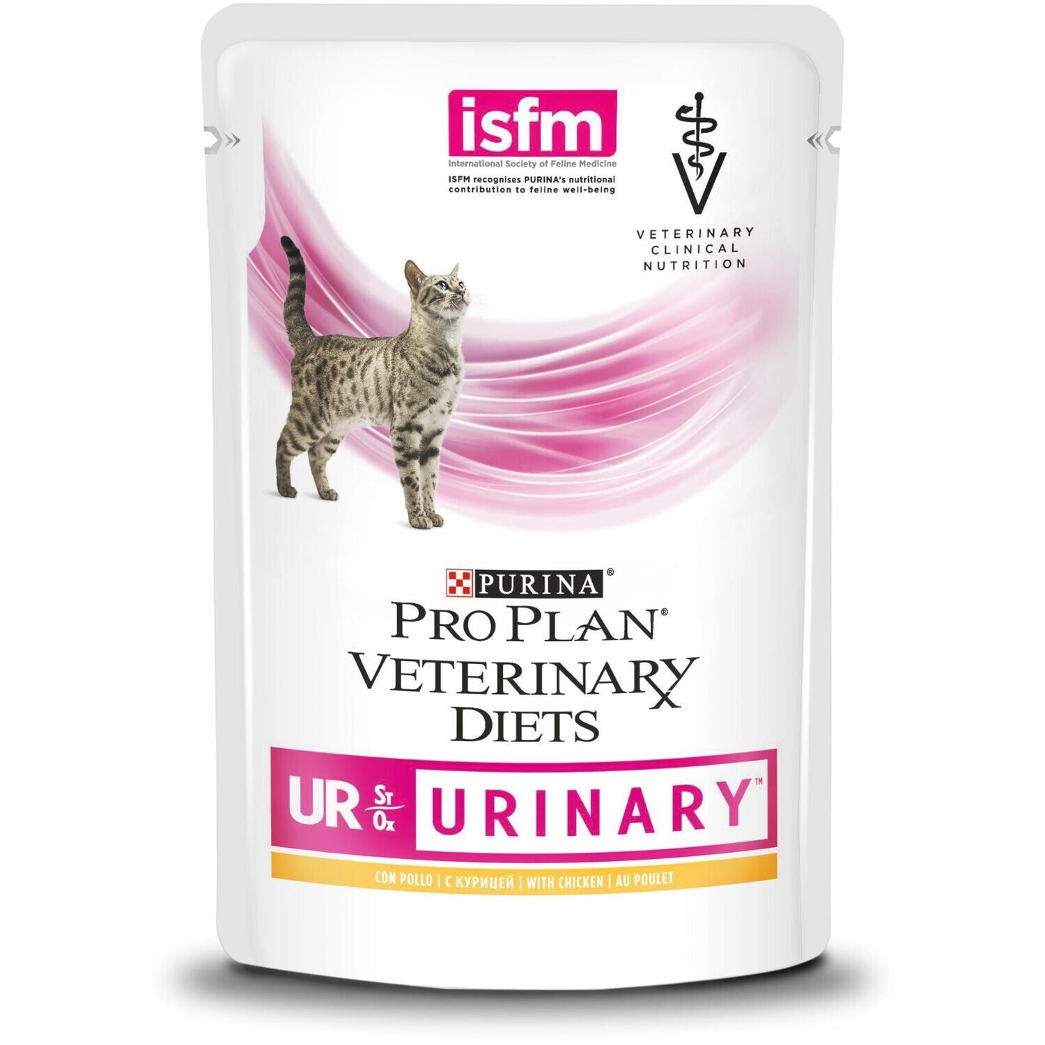 Purina VetDiet UR пауч для кошек при Мочекаменной болезни 85г желе