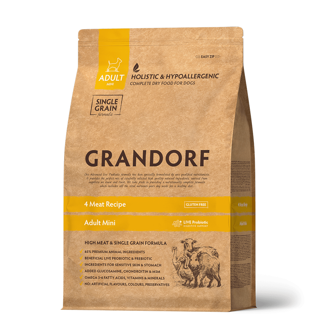GRANDORF DOG PROBIOTIC MINI 4 мяса с пробиотиками для мини пород
