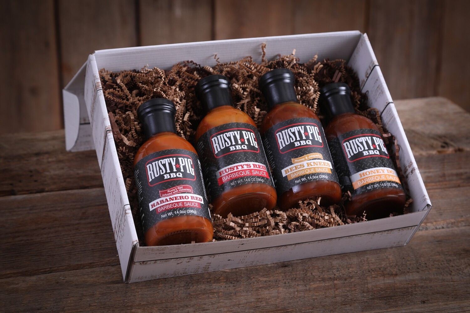 Rusty Pig Four Sauce Gift Box