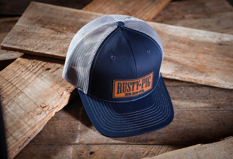 Navy/Charcoal Grey Split Mesh Back Hat