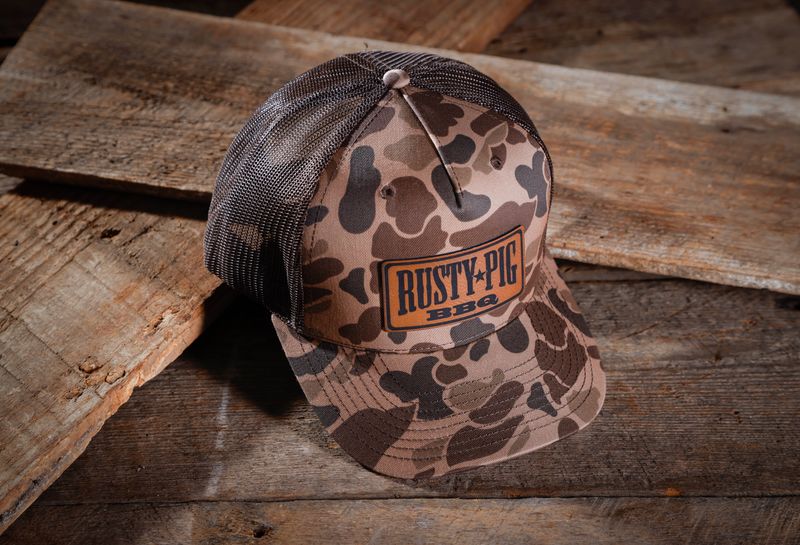 Bark Duck Camo Split Mesh Back Hat