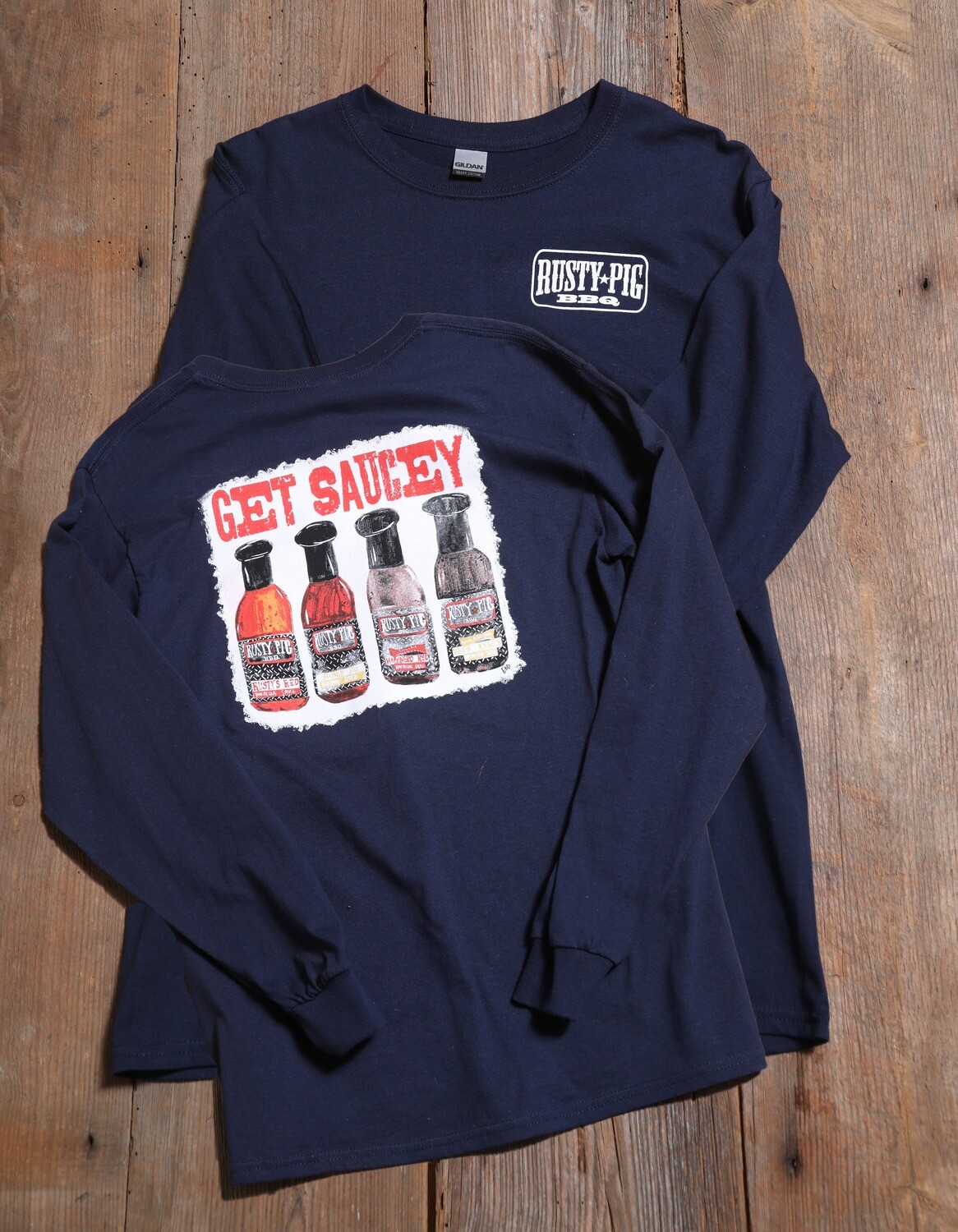 "Get Saucey" Adult Long Sleeve T-Shirt