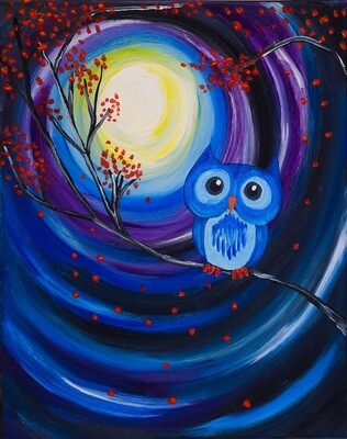 NIGHT OWL PAINT & SIP KIT