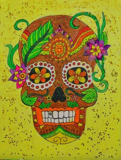 DAY OF THE DEAD (Dia de los Muertos) PAINT & SIP KIT DAY OF THE DEAD (Dia de los Muertos) PAINT & SIP KIT