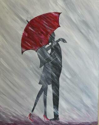 LOVE IN THE RAIN PAINT & SIP KIT