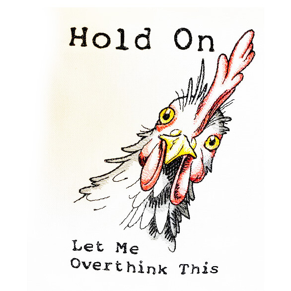 Hold On! Let Me Overthink This Apron Hold On! Let Me Overthink This Apron