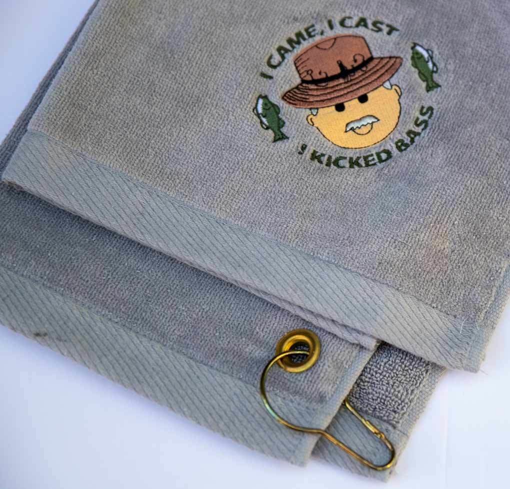 I Came, I Cast, I Kicked Bass Sport Towel I Came, I Cast, I Kicked Bass Sport Towel