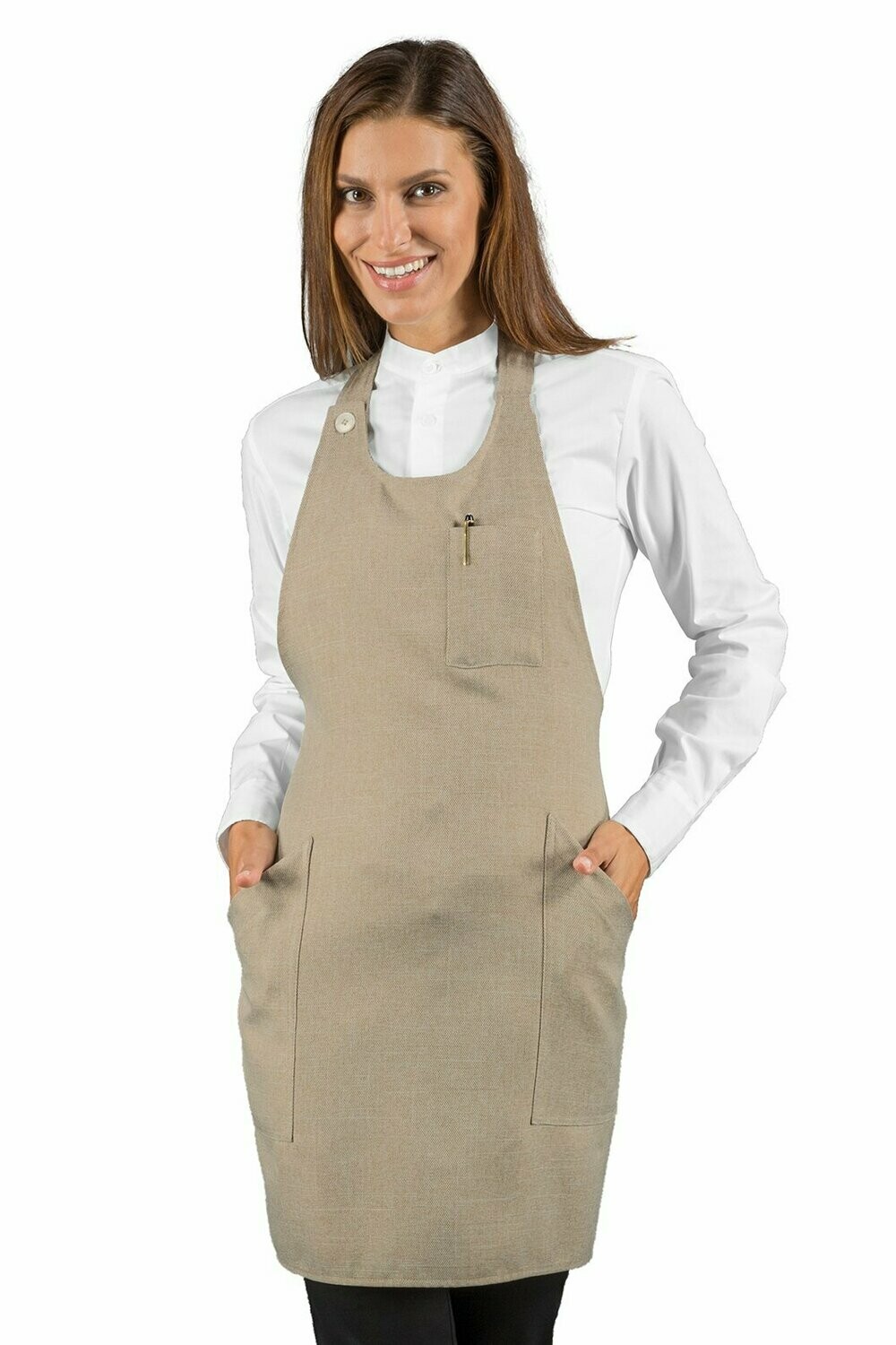 Grembiule Sommelier short natural