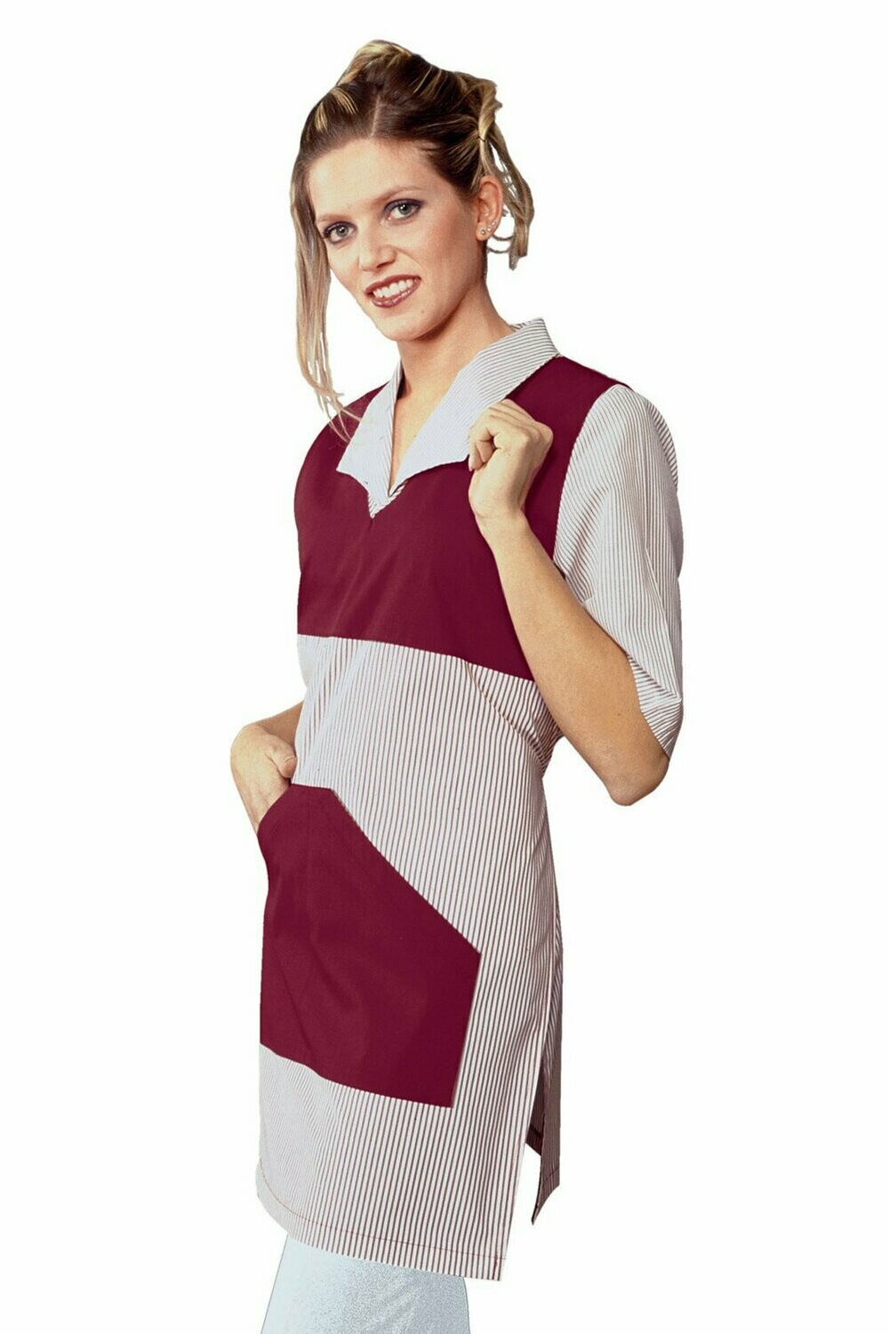 Poncho a V riga bordeaux