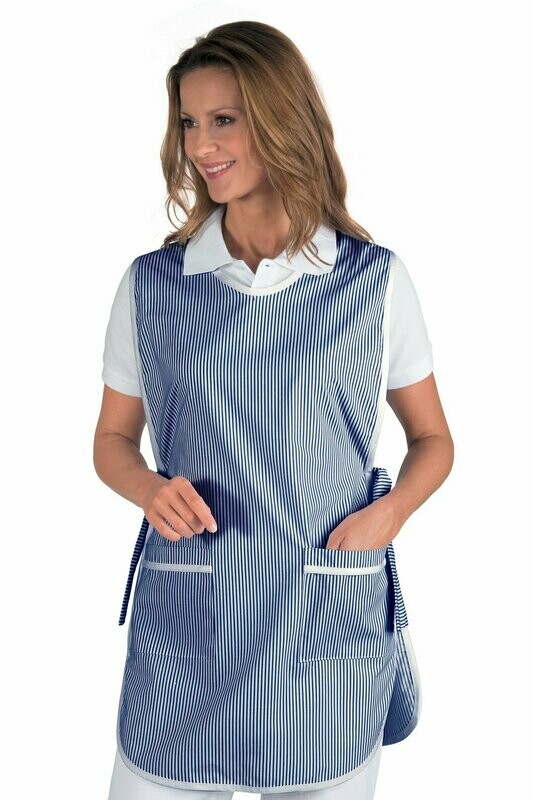 Poncho riga blu