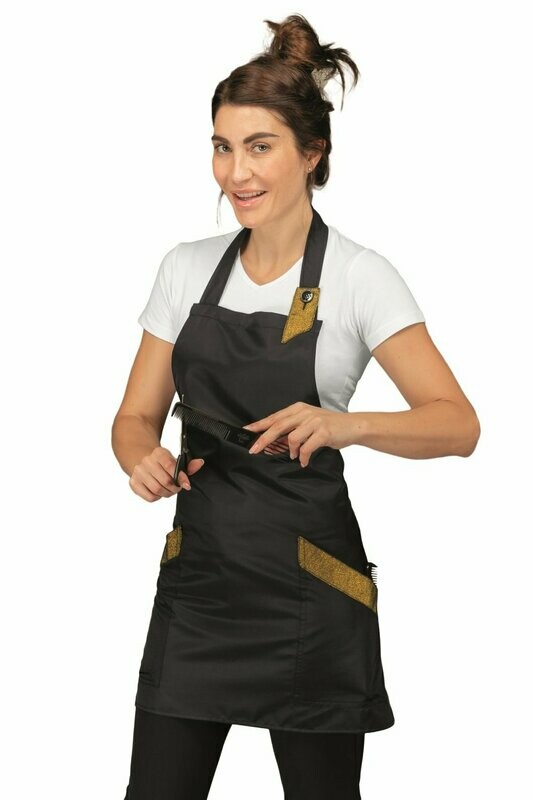 Grembiule Sherry Superdry nero+ lurex gold