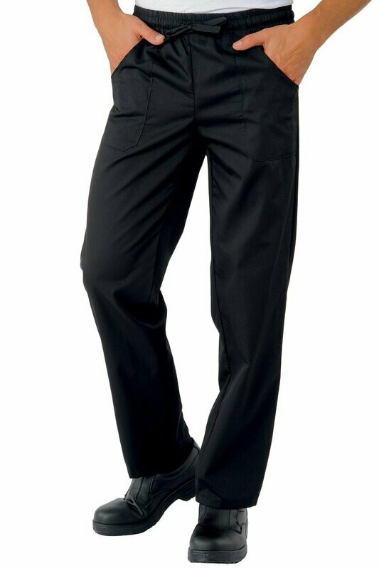 Pantalone con elastico nero