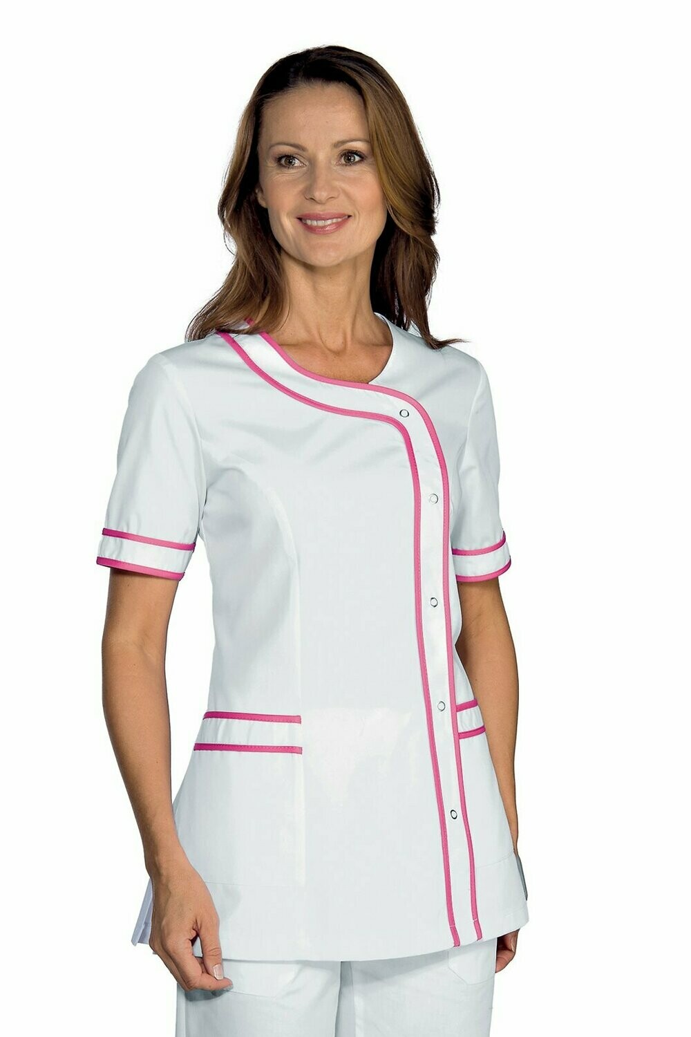 Casacca Brasilia bianco + fuxia