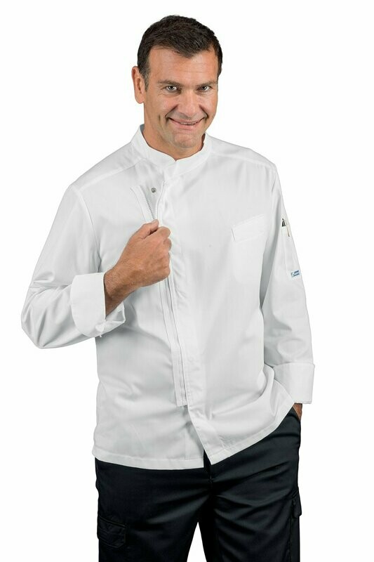 Giacca Bilbao zip bianco