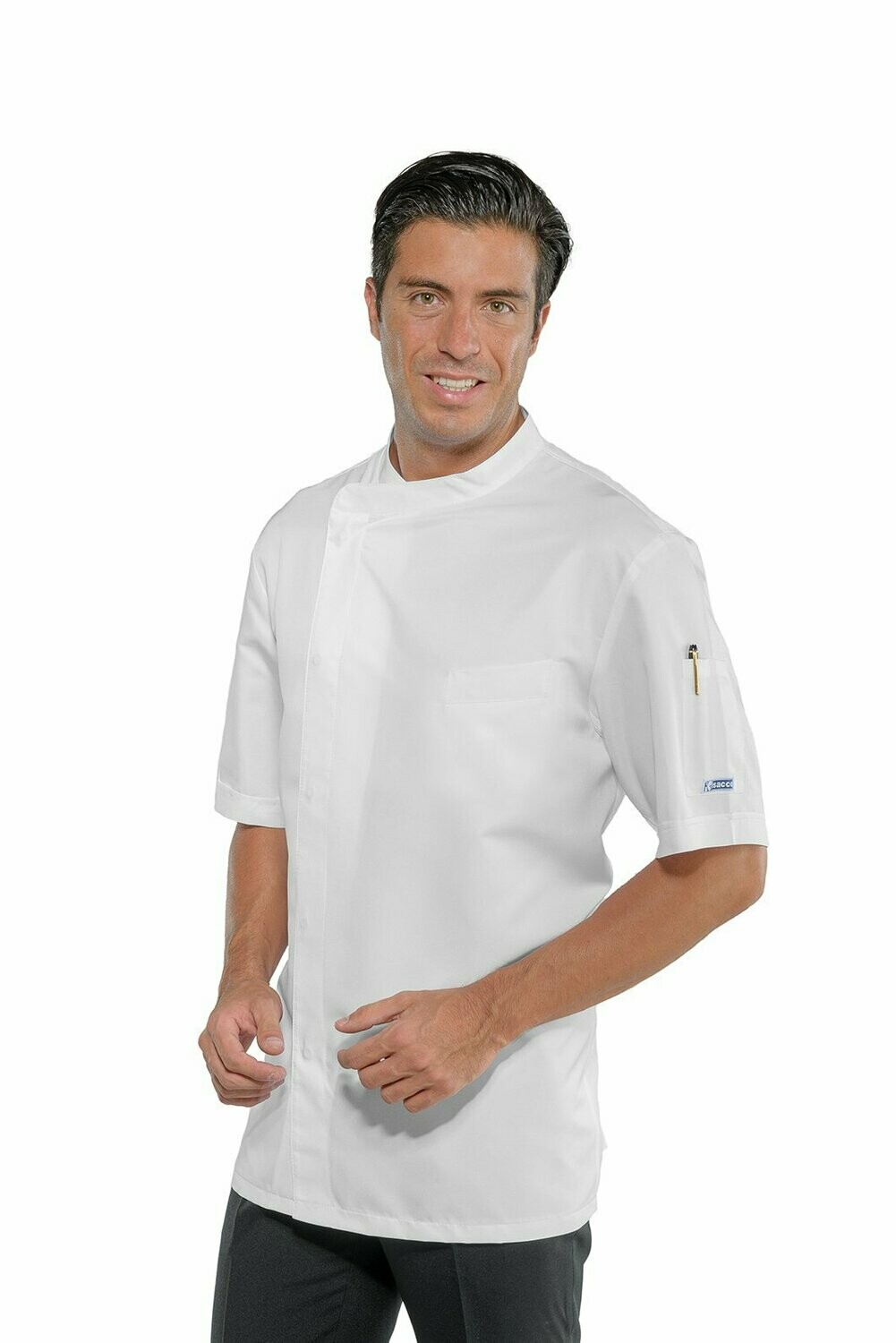 Giacca  Bilbao mezza manica bianco