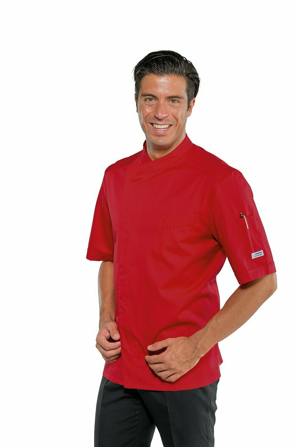 Giacca  Bilbao mezza manica rosso