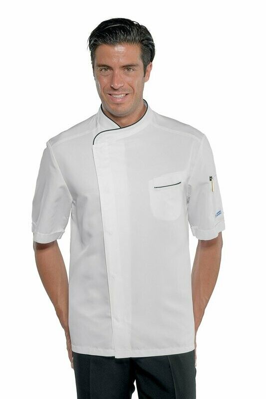 Giacca  Bilbao mezza manica bianco + nero